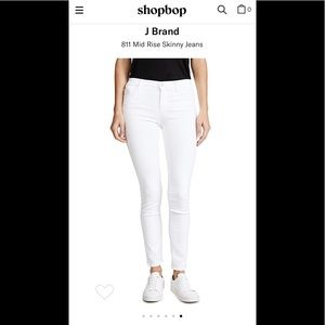 White J Brand 811 Jeans